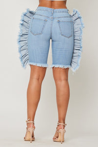 Butterflies - Denim Shorts