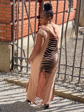 Load image into Gallery viewer, Tease Him - Oversized Hooded Maxi Dress